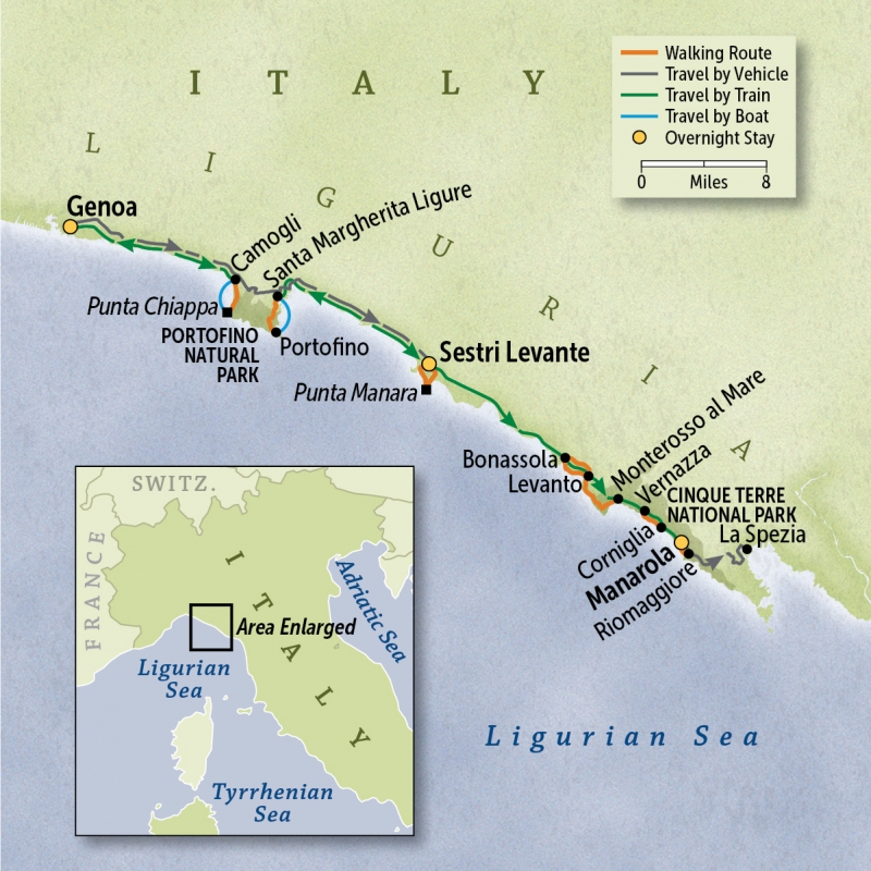 Italy Genoa & the Cinque Terre Walking Tour Country Walkers
