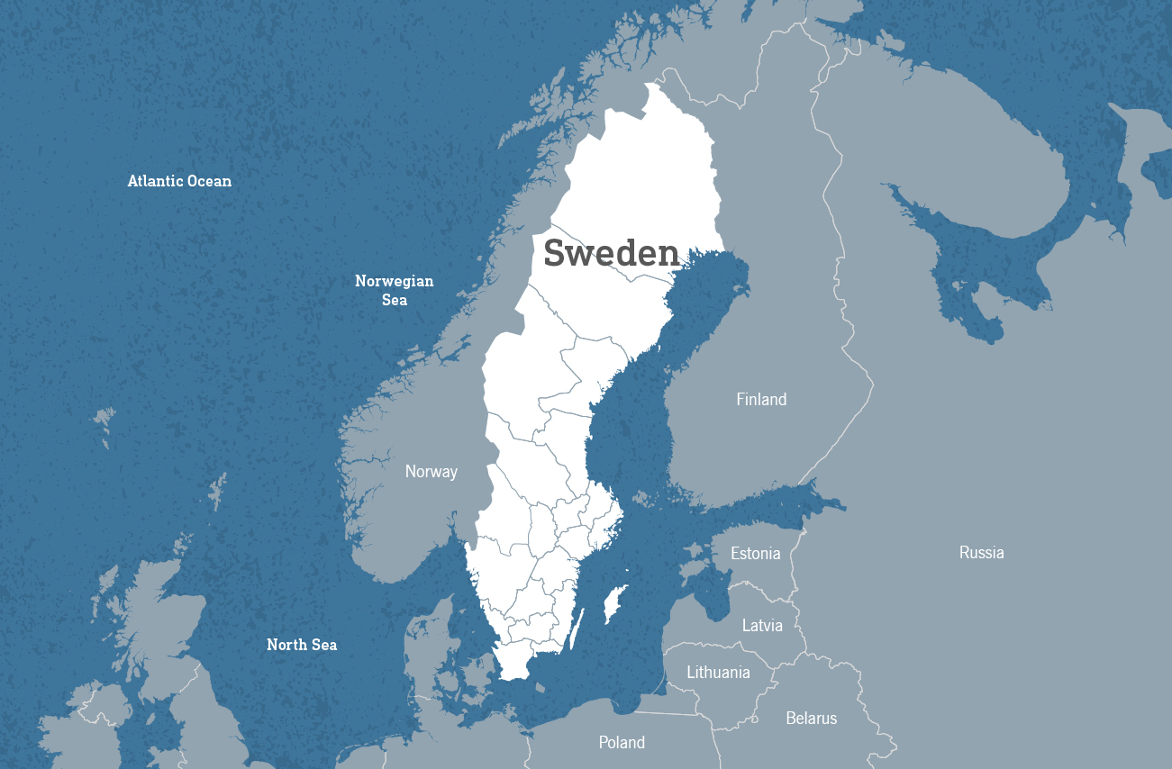 Карта швеции норвегии финляндии