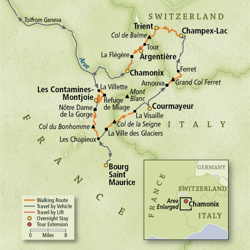 France, Italy & Switzerland: The Mont Blanc Circuit Walking Tour ...