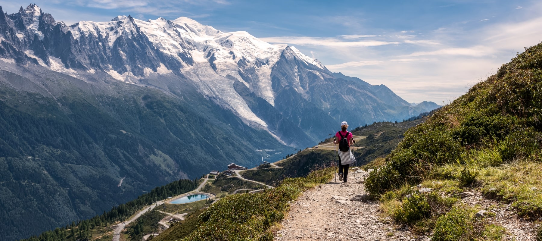 European mountain hiking