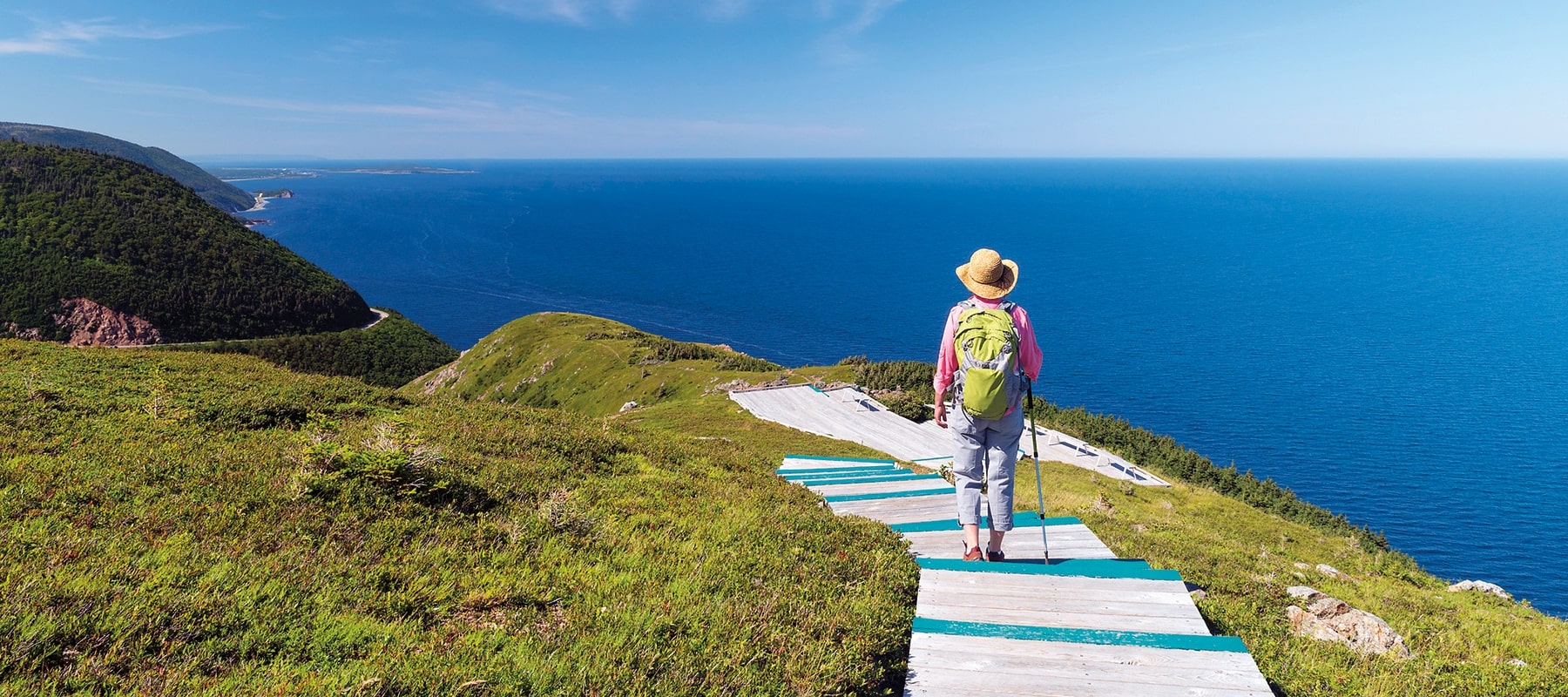 Hiker in Nova Scotia