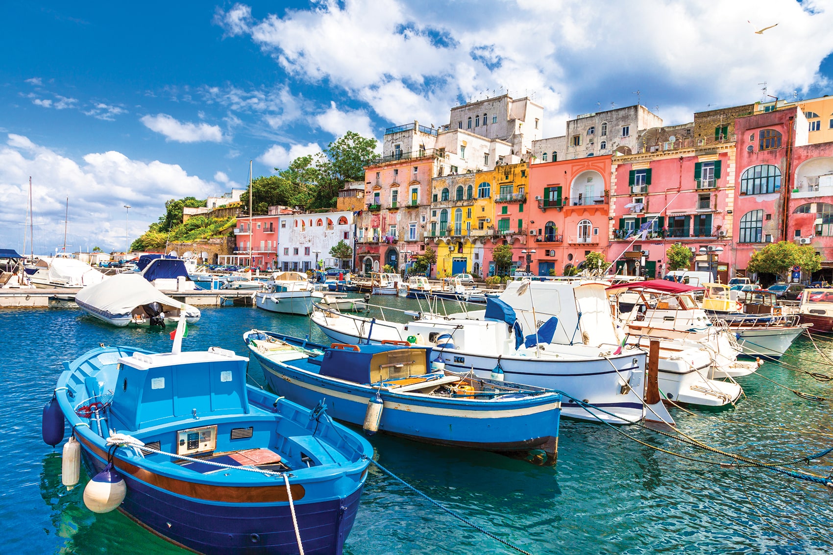 Beautiful Amalfi coast dock